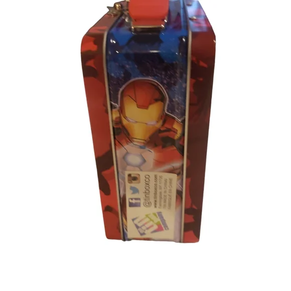 Marvel Avengers Metal Lunch Box 5 1/2" x 5 1/2" - Picture 7 of 7